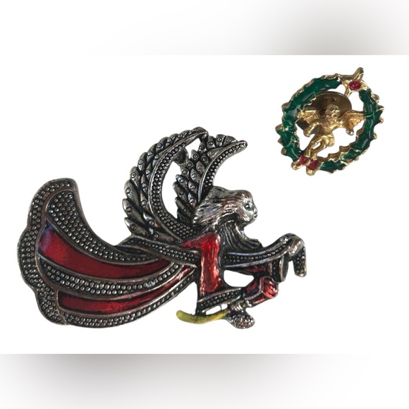 Source Unknown Jewelry - ANGEL BROOCH BUNDLE ANGELS ANGEL PIN